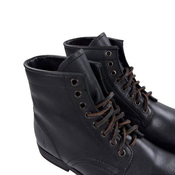 Frye Tyler Flex Lace Up Boots Mens Size 9.5 D Black Leather FR40156 NEW - Picture 3 of 8